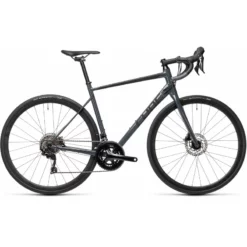 Bicicleta Cube Attain SL Disc 2021 Shimano 105 11v Gris/Negro