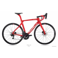 Bicicleta Pinarello Paris Disk 2023 Shimano 105 12v Di2 Rojo Brillo