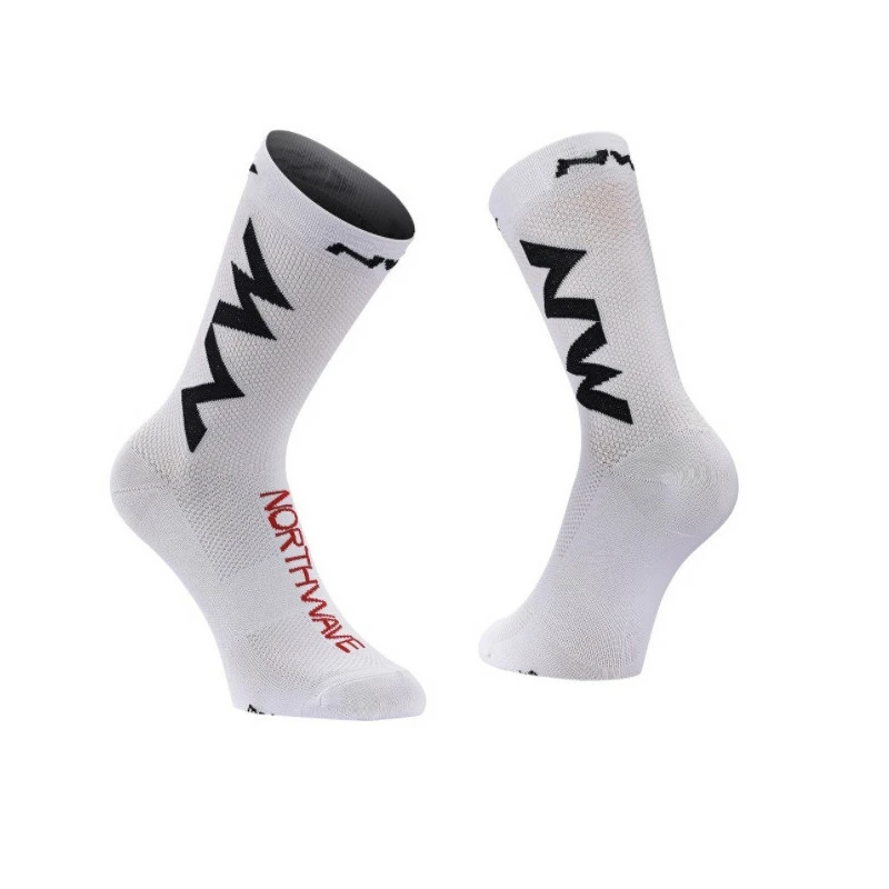 Calcetines Northwave Extreme Air Blanco/Negro/Rojo 3 Calcetines Northwave Extreme Air Blanco/Negro/Rojo