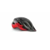 Casco Met Crossover Negro/Rojo Mate 1 Casco Met Crossover Negro/Rojo Mate -Bicicletas Ventas casco met crossover negro rojo mate
