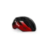 Casco Met Idolo Negro/Rojo Brillo -Bicicletas Ventas casco met idolo negro rojo brillo