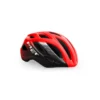 Casco Met Idolo Rojo/Negro Brillo -Bicicletas Ventas casco met idolo rojo negro brillo