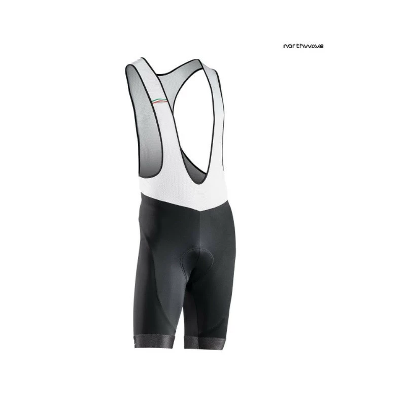 Culotte Northwave Origin Con Tirantes Negro/Blanco 3 Culotte Northwave Origin Con Tirantes Negro/Blanco