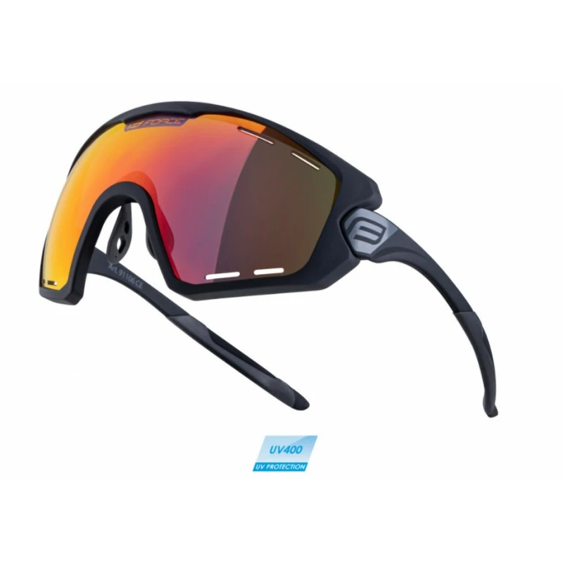 Force Bike Components Gafas Force Ombro Plus Negro Lente Roja 3 Force Bike Components Gafas Force Ombro Plus Negro Lente Roja
