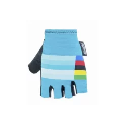 Guantes Santini Cortos UCI Rainbow Acqua