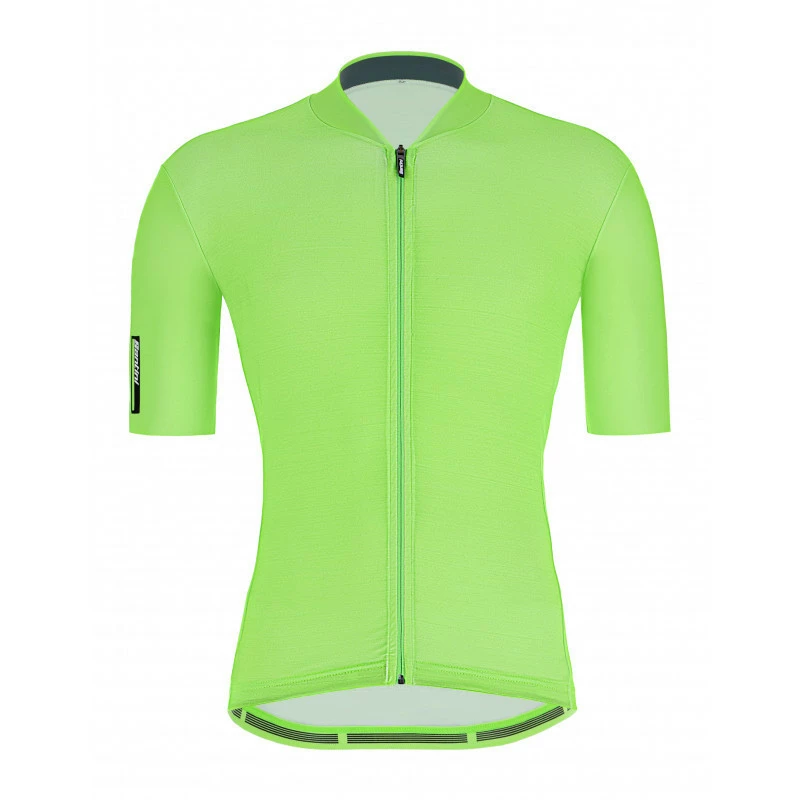 Maillot Santini Colore Manga Corta Verde Fluo 3 Maillot Santini Colore Manga Corta Verde Fluo