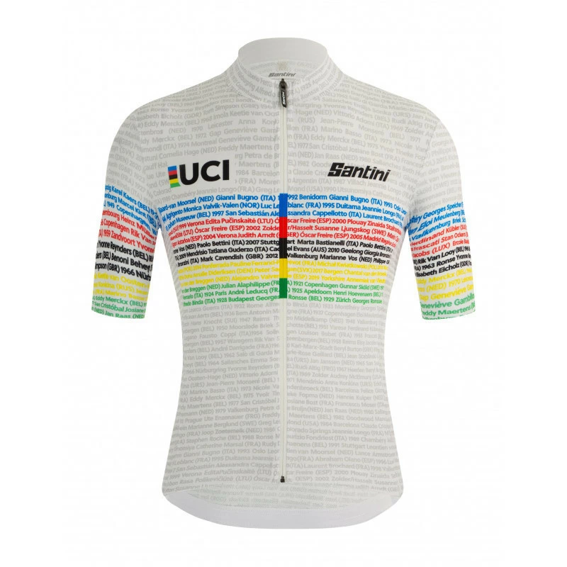 Maillot Santini UCI 100 Aniversario Manga Corta 3 Maillot Santini UCI 100 Aniversario Manga Corta
