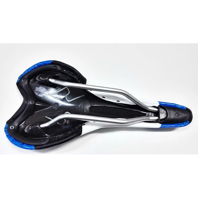 Sillín Velo VL-1200 Negro/Blanco/Azul 4 Sillín Velo VL-1200 Negro/Blanco/Azul - Imagen 2