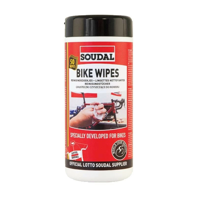 Toallitas Limpiadoras Bicicleta Soudal Bote 50 Unidades 3 Toallitas Limpiadoras Bicicleta Soudal Bote 50 Unidades