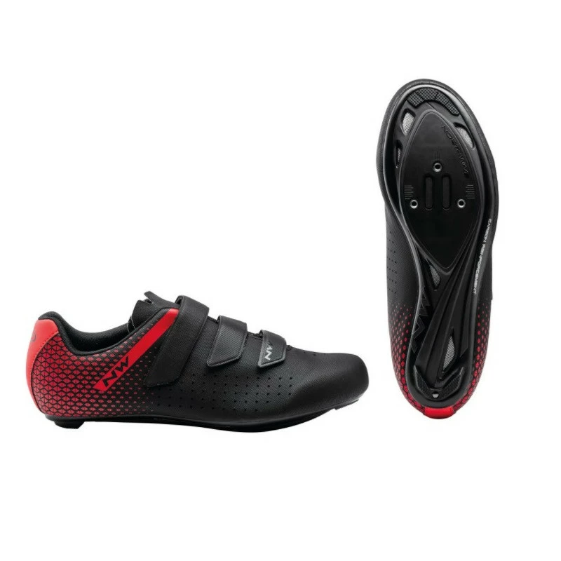 Zapatillas Northwave Core 2 Negro/Rojo 3 Zapatillas Northwave Core 2 Negro/Rojo