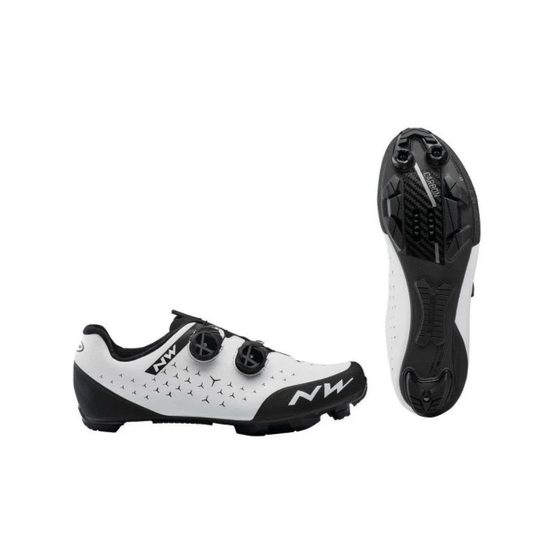 Zapatillas Northwave Rebel 2 Blanco/Negro 3 Zapatillas Northwave Rebel 2 Blanco/Negro