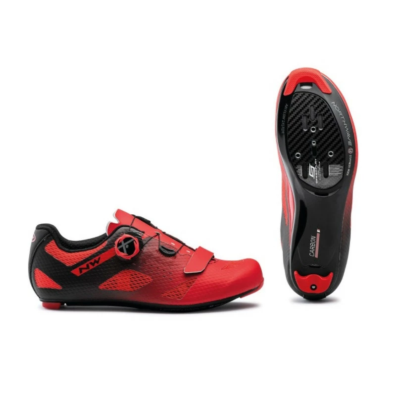 Zapatillas Northwave Storm Carbon Rojo/Negro 3 Zapatillas Northwave Storm Carbon Rojo/Negro